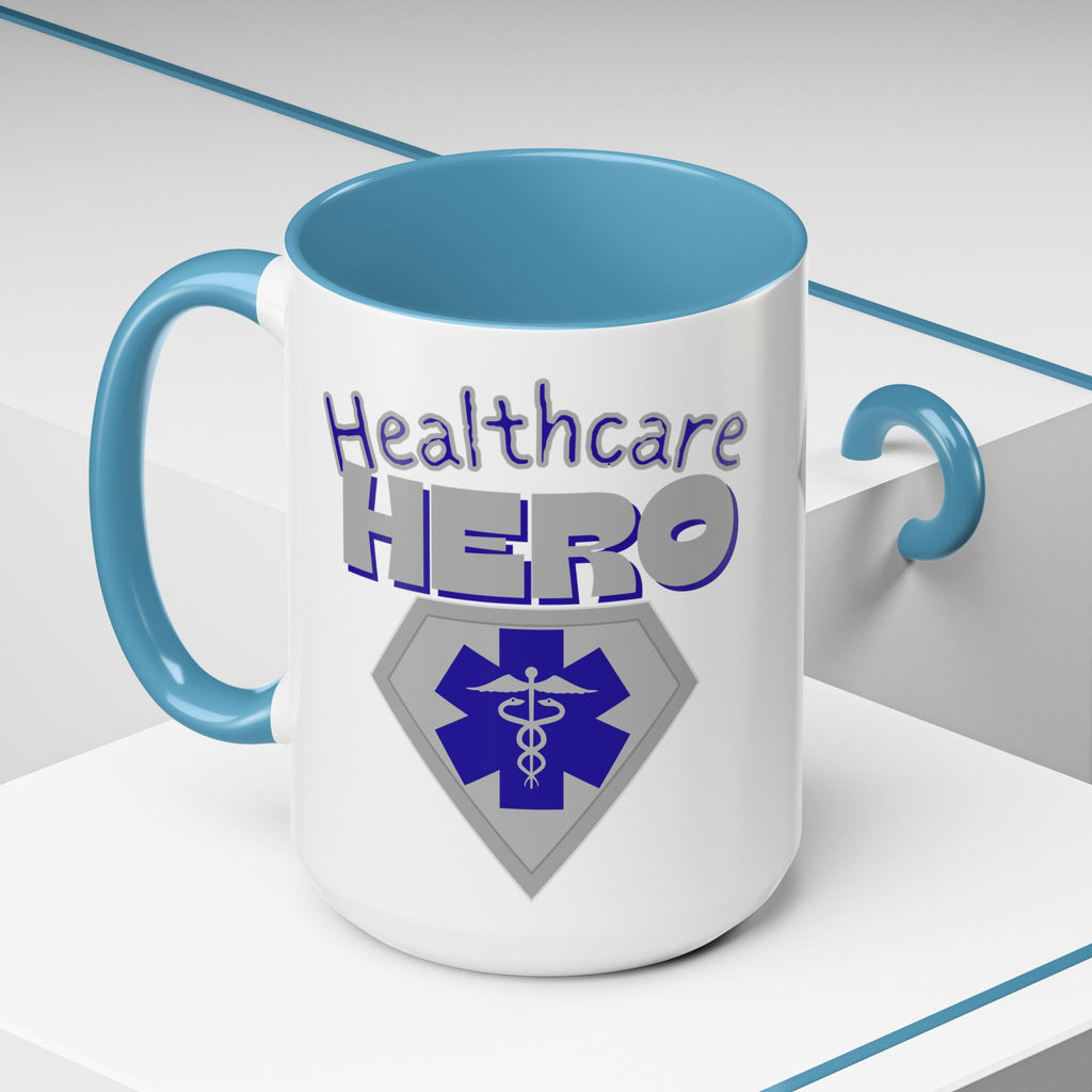 Healthcare Hero Coffee Mug | EMS Accent Mug (11/15oz)| Work Mug For Medical Workers|