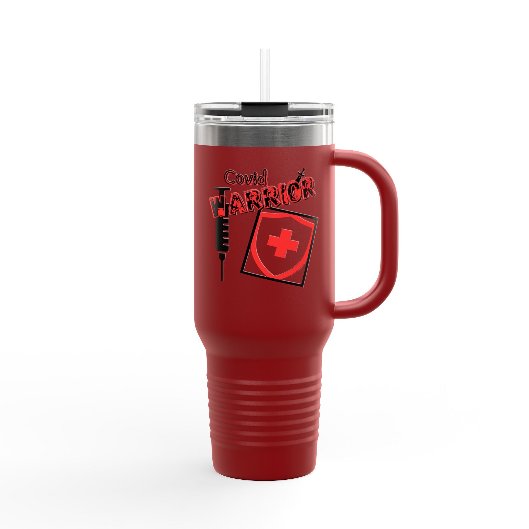 COVID Warrior Insulated Travel Mug | Travel Mug for Nurses | EMS Travel Tumbler |