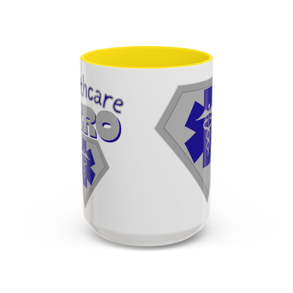 Healthcare Hero Coffee Mug | EMS Accent Mug (11/15oz)| Work Mug For Medical Workers|