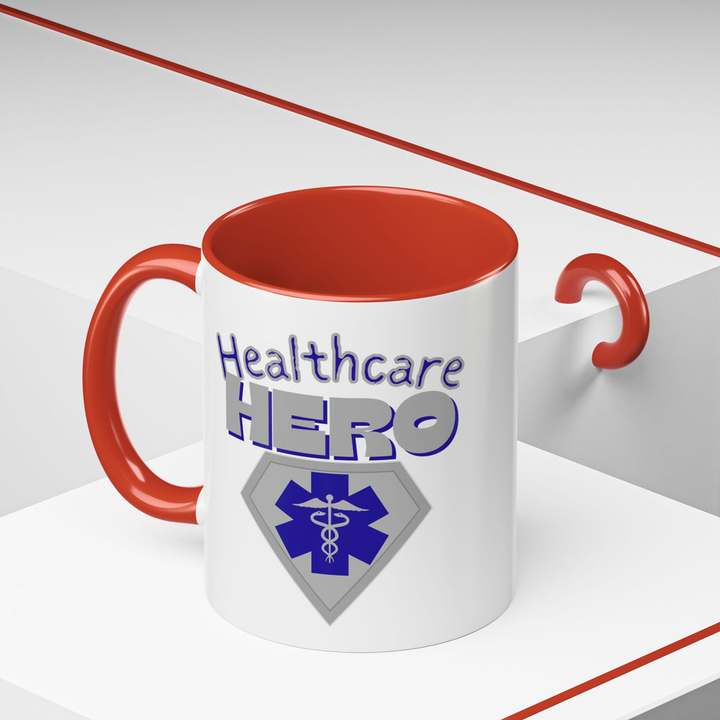 Healthcare Hero Coffee Mug | EMS Accent Mug (11/15oz)| Work Mug For Medical Workers|