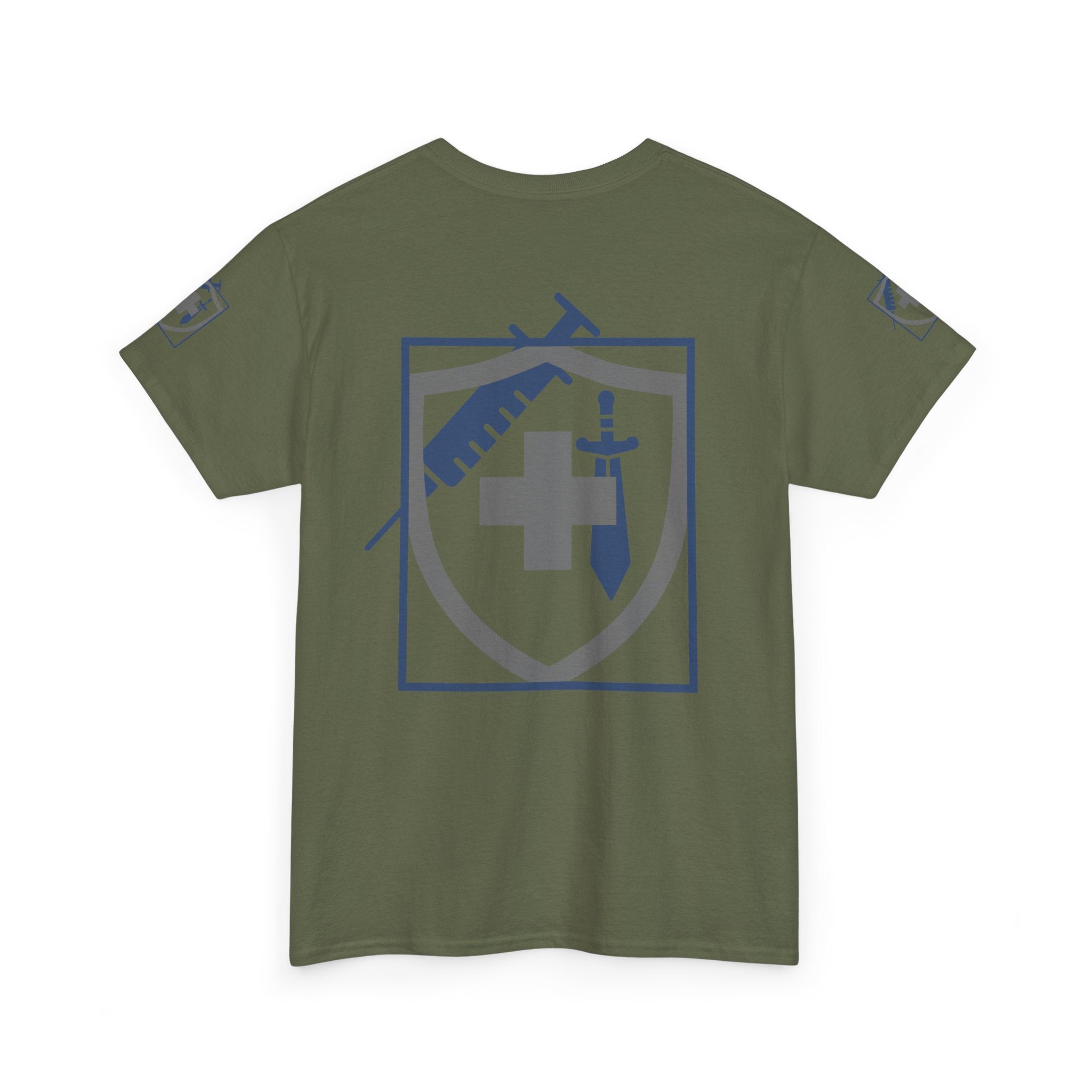 COVID Warrior Nurse & EMS T-Shirt(Blue|Grey) | Medical Staff Tribute Tee | EMS Casual Tee |