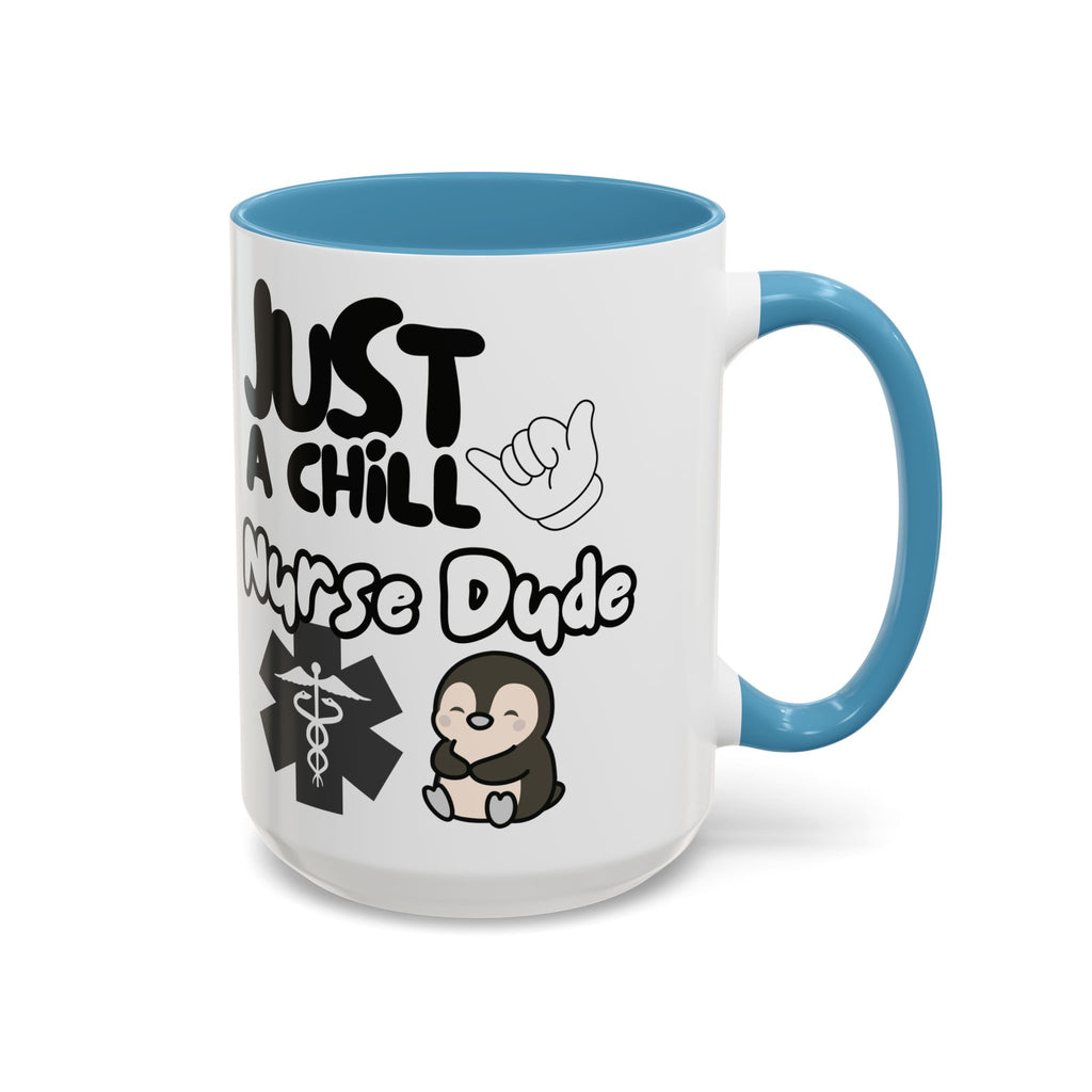 Chill Nurse Dude Insulated Medical Travel Mug 11/15oz(Black|White)Travel Mug For Medical Professionals| Healthcare Travel Cup For Men|