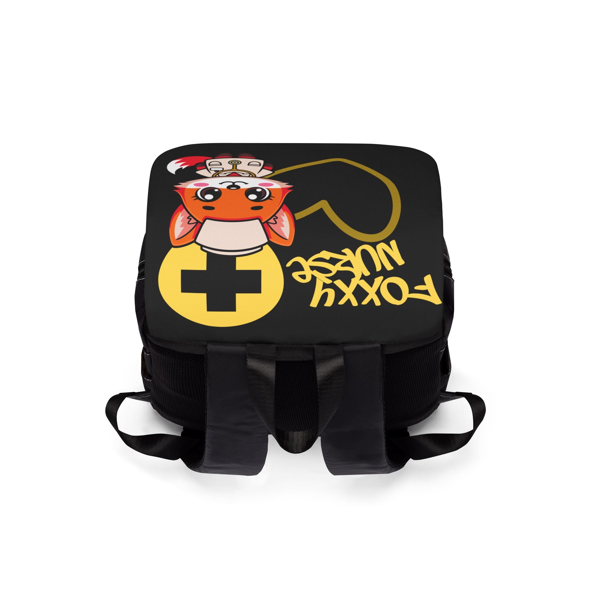 Foxxy Nurse Backpack(Yellow|Black|) | Cute Medical Staff Shoulder Bag | Cute Nurse Backpack |