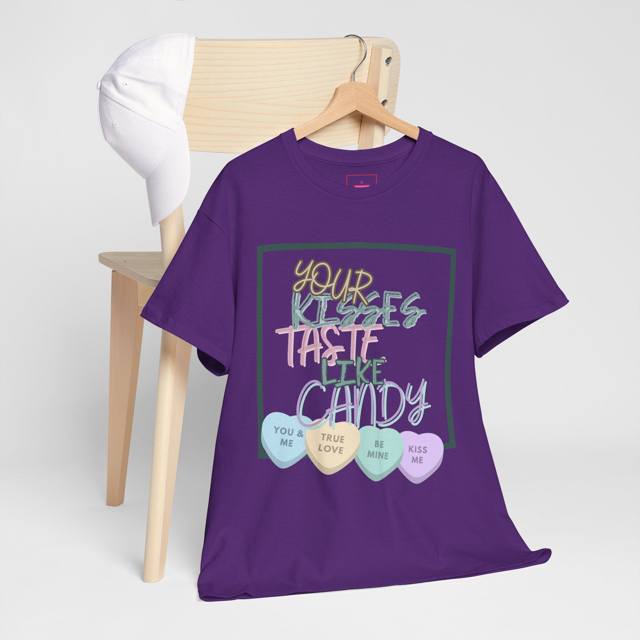 Candy Kisses Valentine's Day T Shirt | Heart T Shirt | Candy Heart Shirt | Valentines Tee