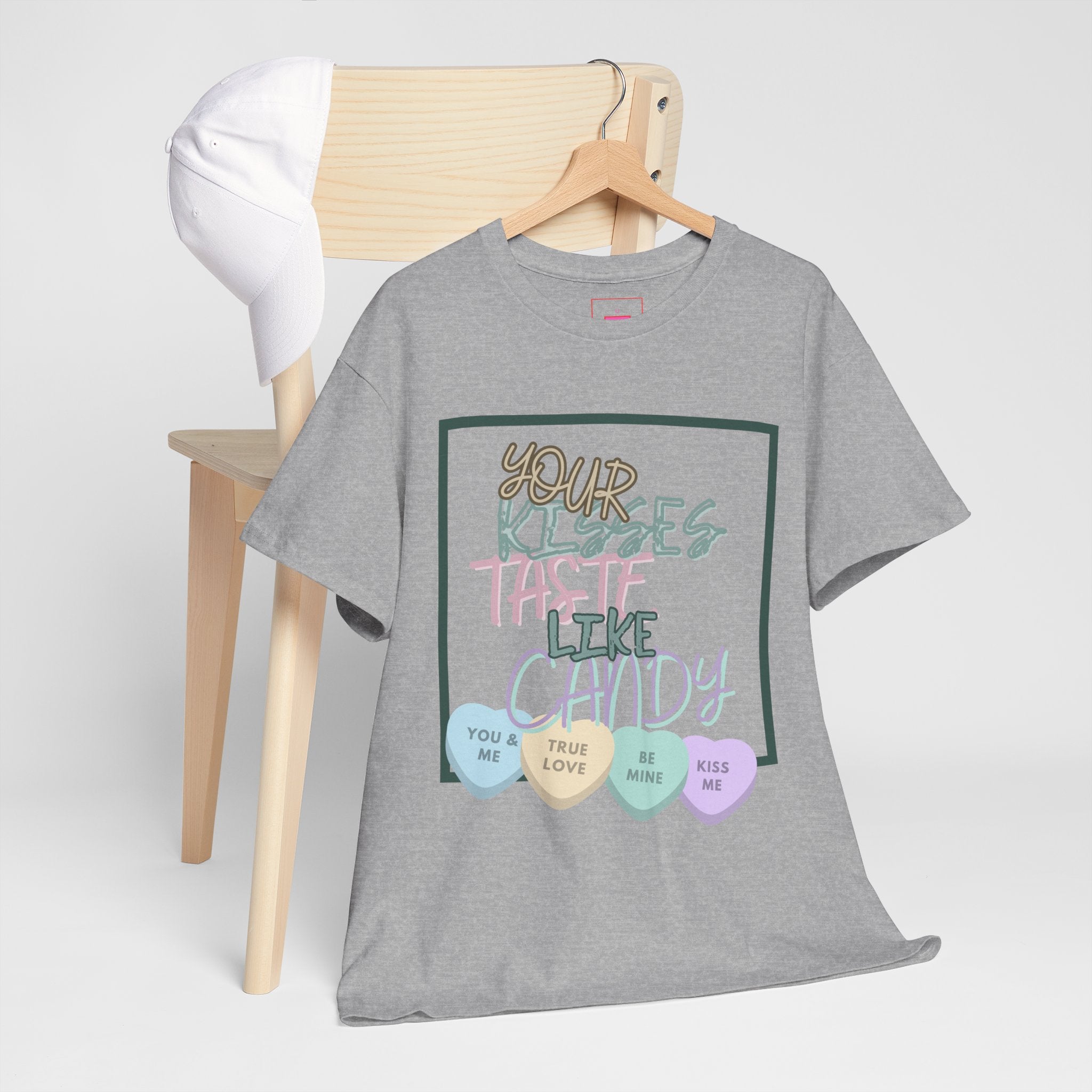 Candy Kisses Valentine's Day T Shirt | Heart T Shirt | Candy Heart Shirt | Valentines Tee
