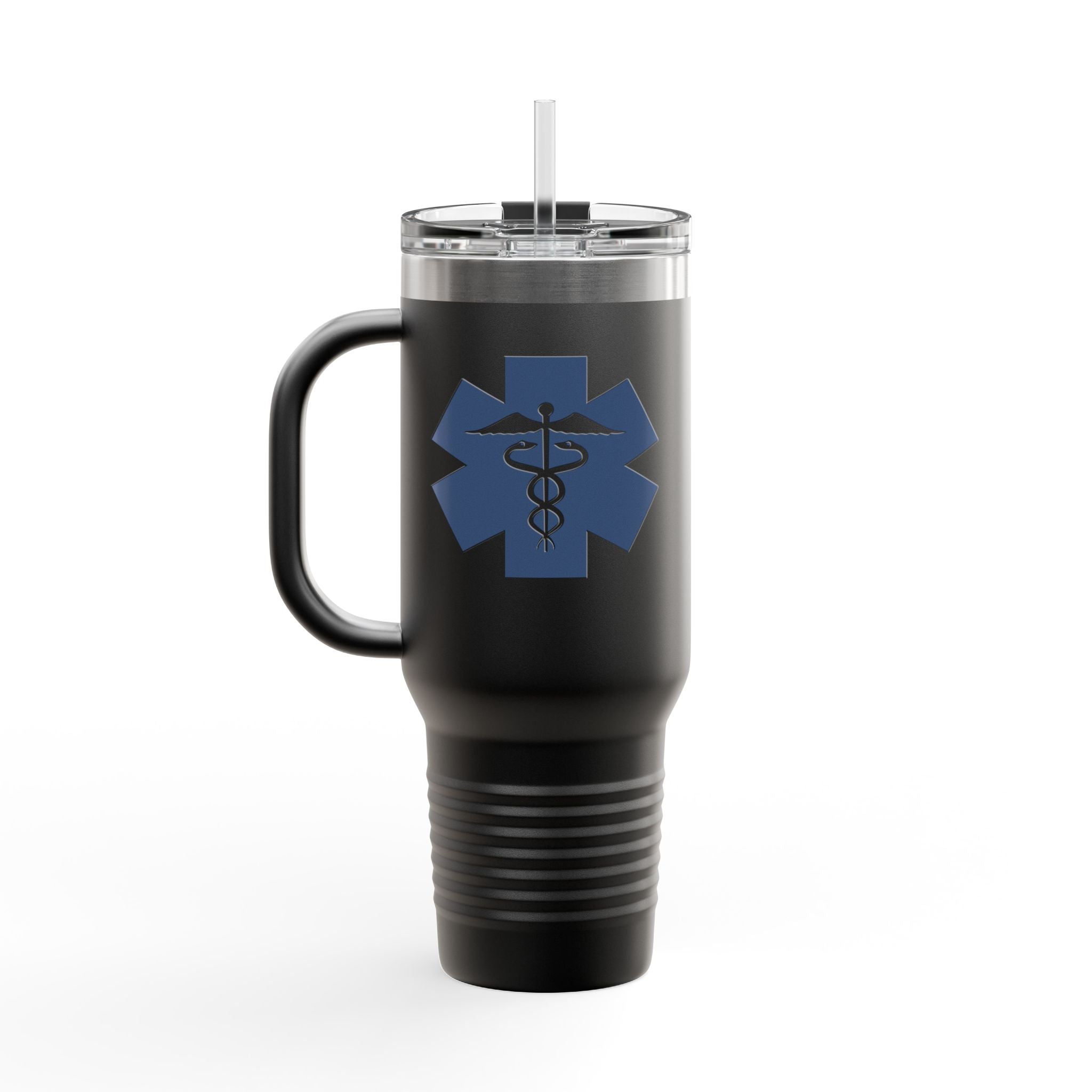 Chill Nurse Dude 40oz Insulated Medical Travel Mug(Blue|White) Travel Mug For Medical Professionals| Healthcare Travel Cup For Men|