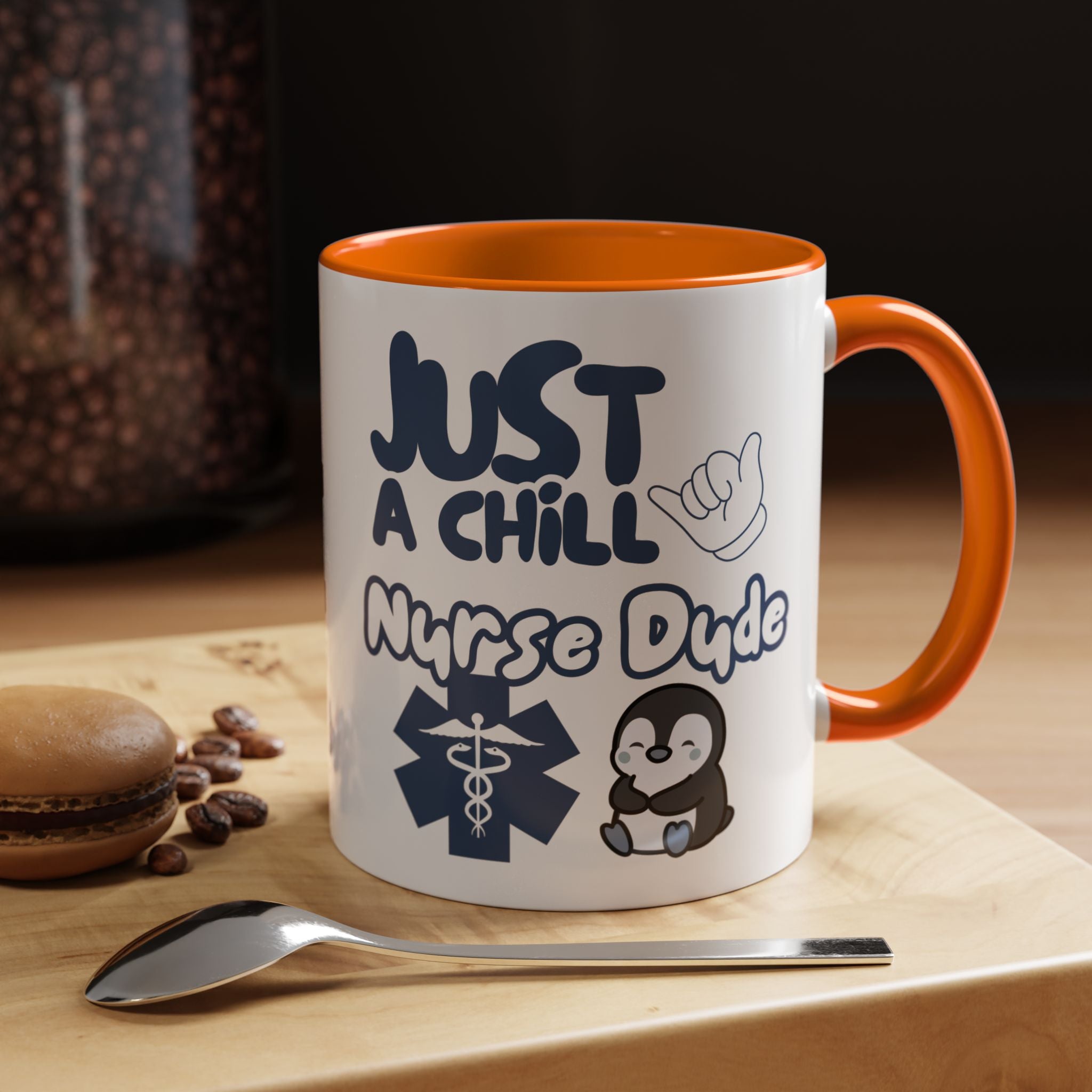 Chill Nurse Dude Insulated Medical Travel Mug 11/15oz(Blue|White)Travel Mug For Medical Professionals| Healthcare Travel Cup For Men|