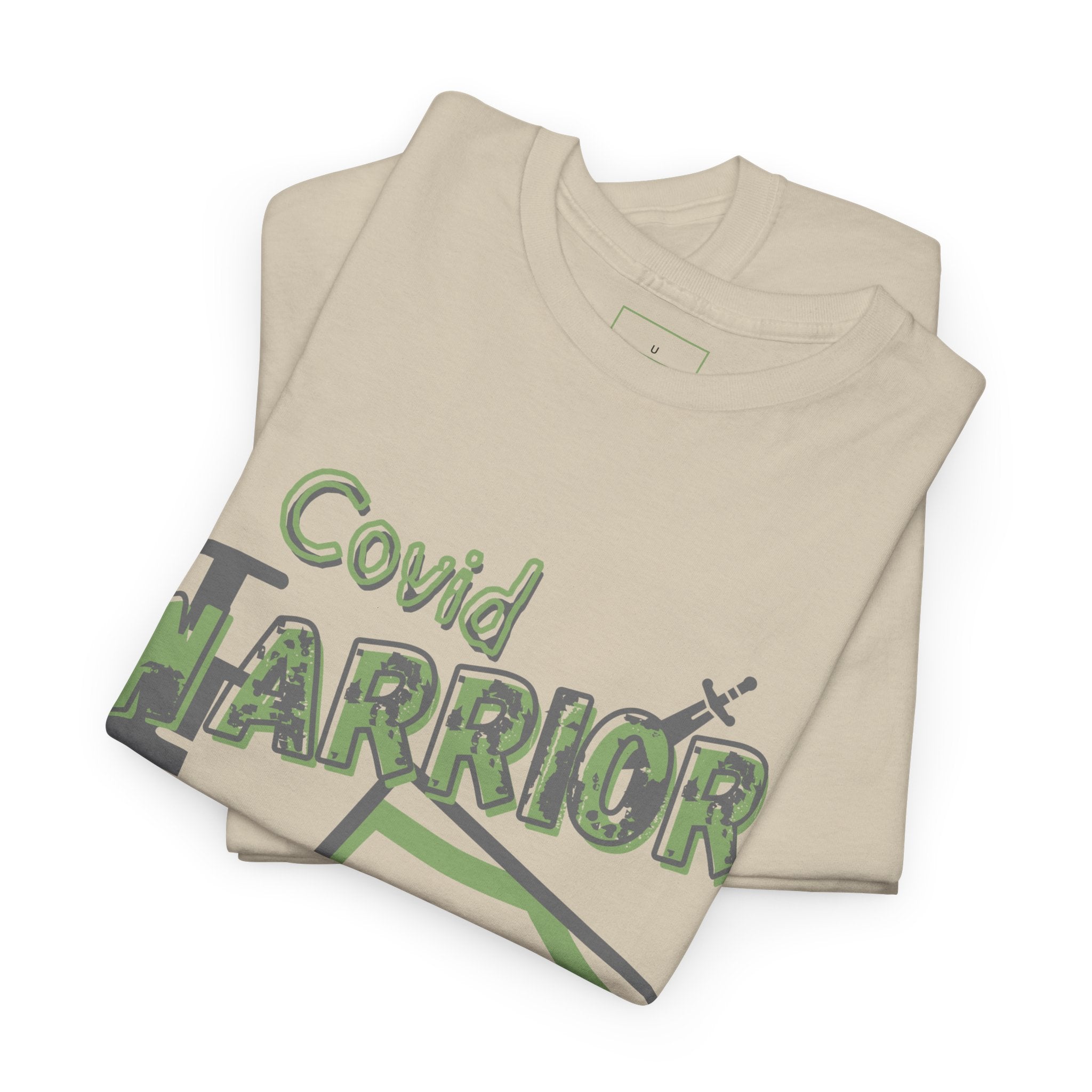 COVID Warrior Nurse & EMS T-Shirt(Green|Grey) | Medical Staff Tribute Tee | EMS Casual Tee |