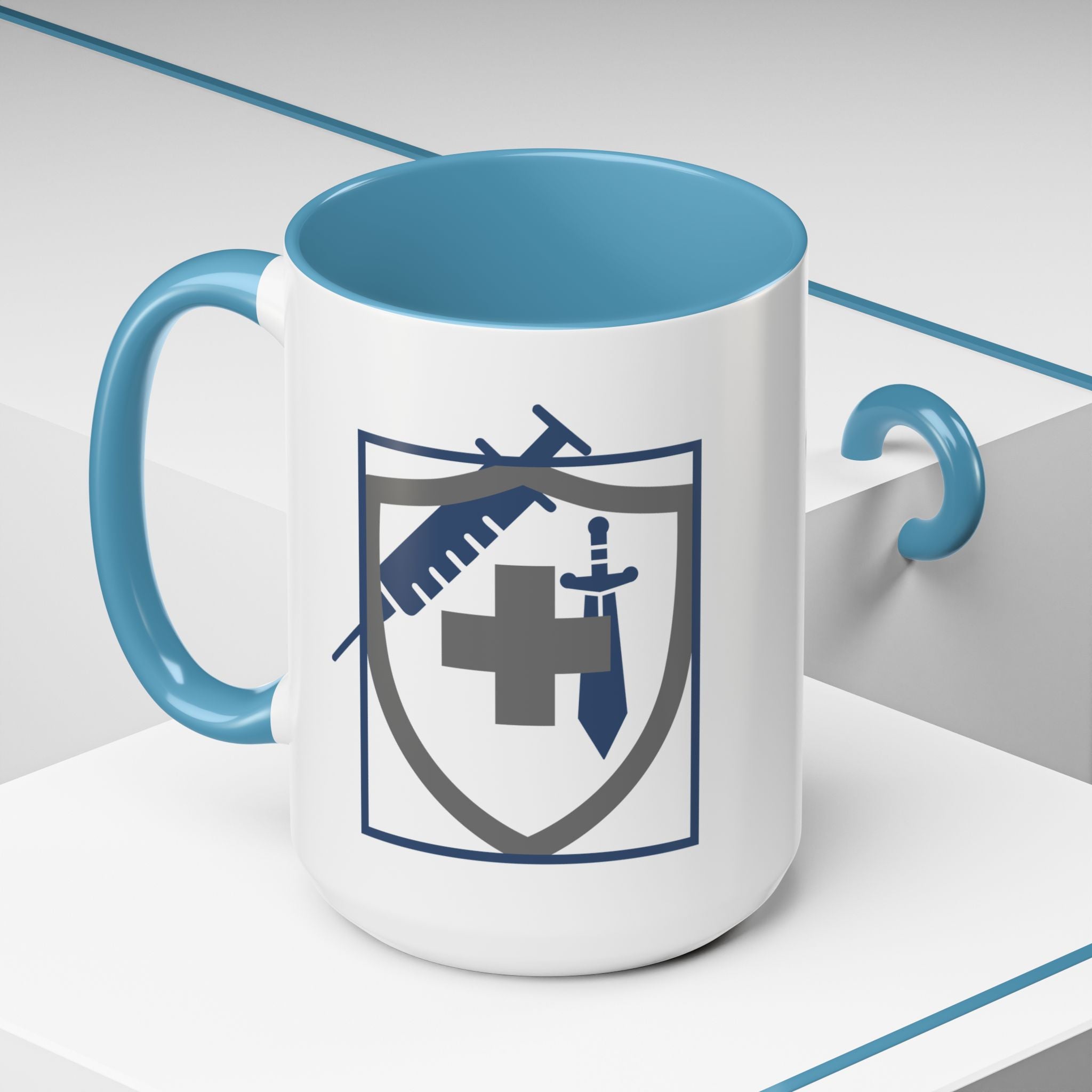 COVID Warrior Coffee Mug | Medical Staff Accent Mug 11/15oz | Work Cup For Frontline Workers |