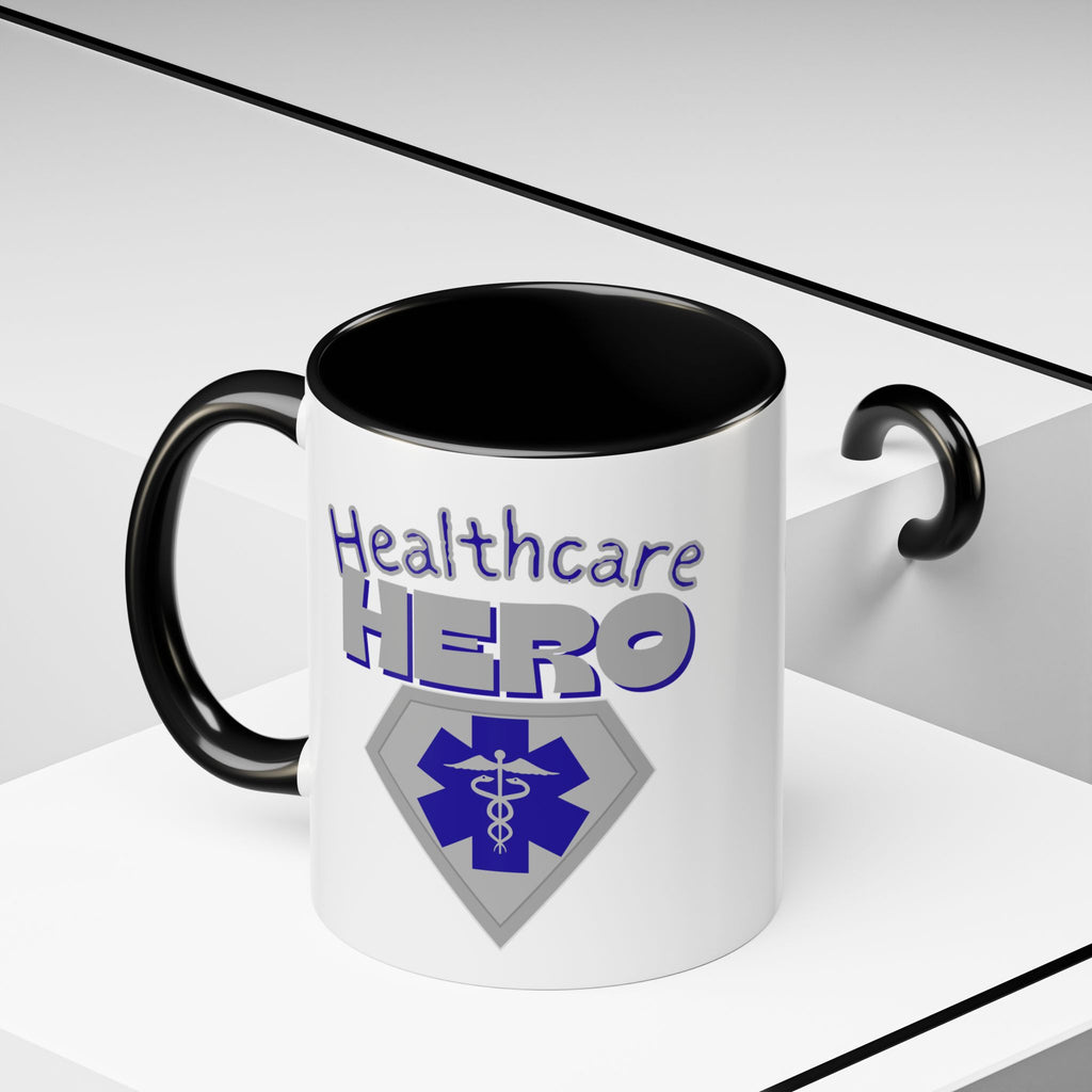 Healthcare Hero Coffee Mug | EMS Accent Mug (11/15oz)| Work Mug For Medical Workers|