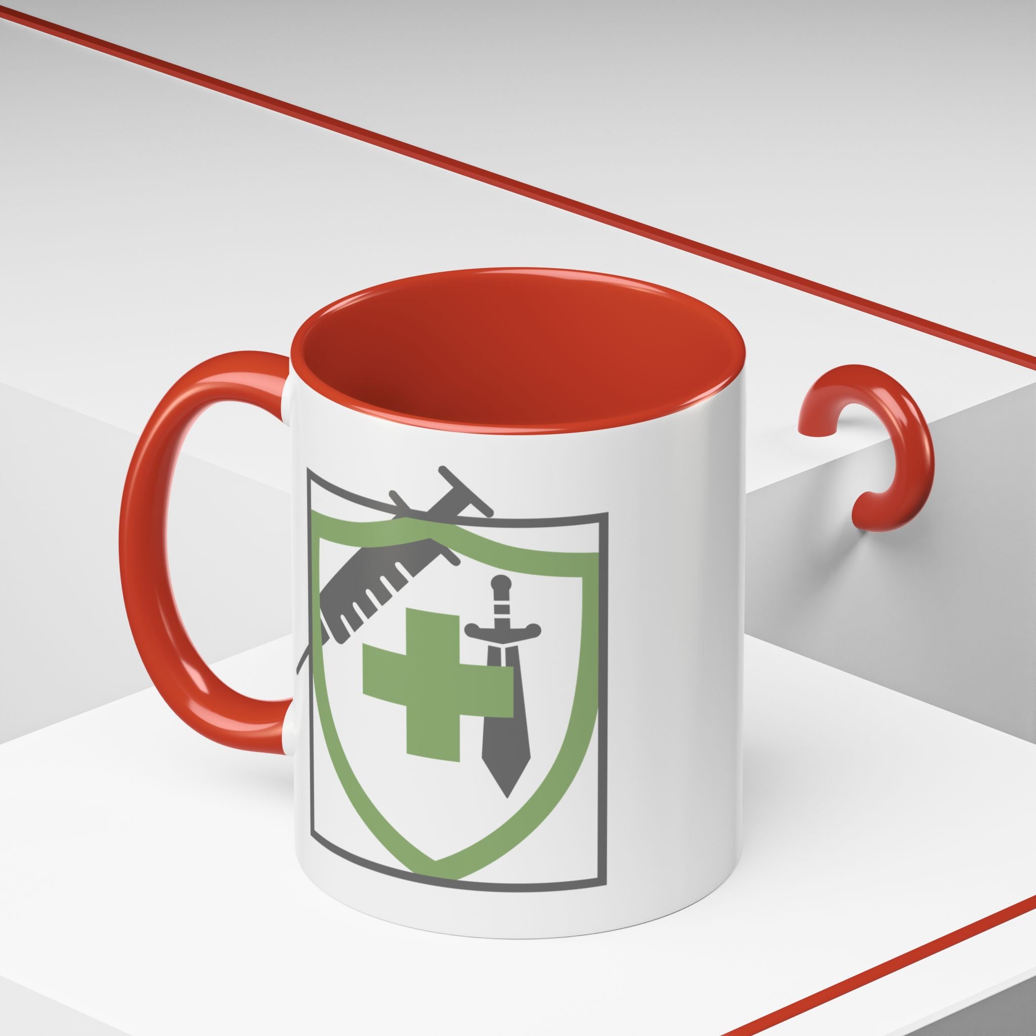 COVID Warrior Coffee Mug |Medical Staff Accent Mug 11/15 oz | Hospital Work Cup |