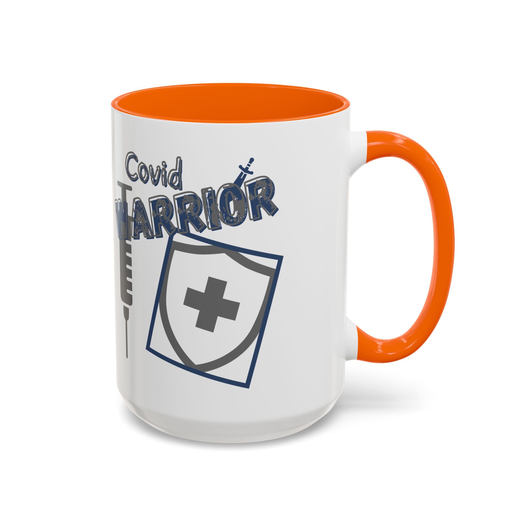 COVID Warrior Coffee Mug | Medical Staff Accent Mug 11/15oz | Work Cup For Frontline Workers |