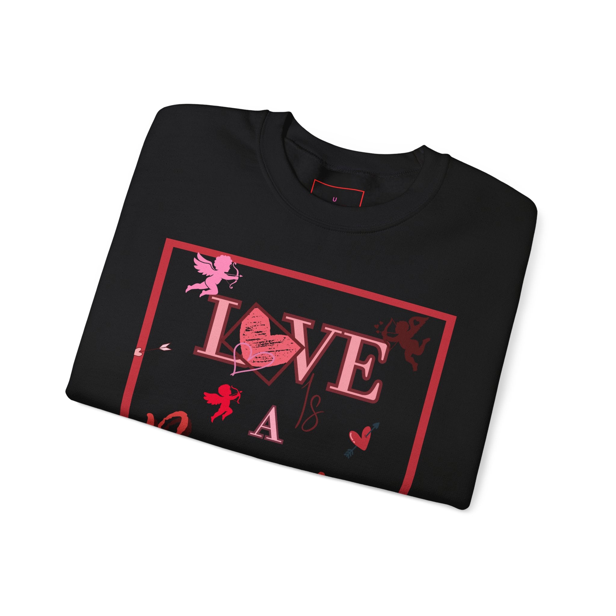 Love Is a Battlefield Valentines Day Sweatshirt  | Cupid Sweater | Heart Sweater | Valentines Day Sweatshirt |