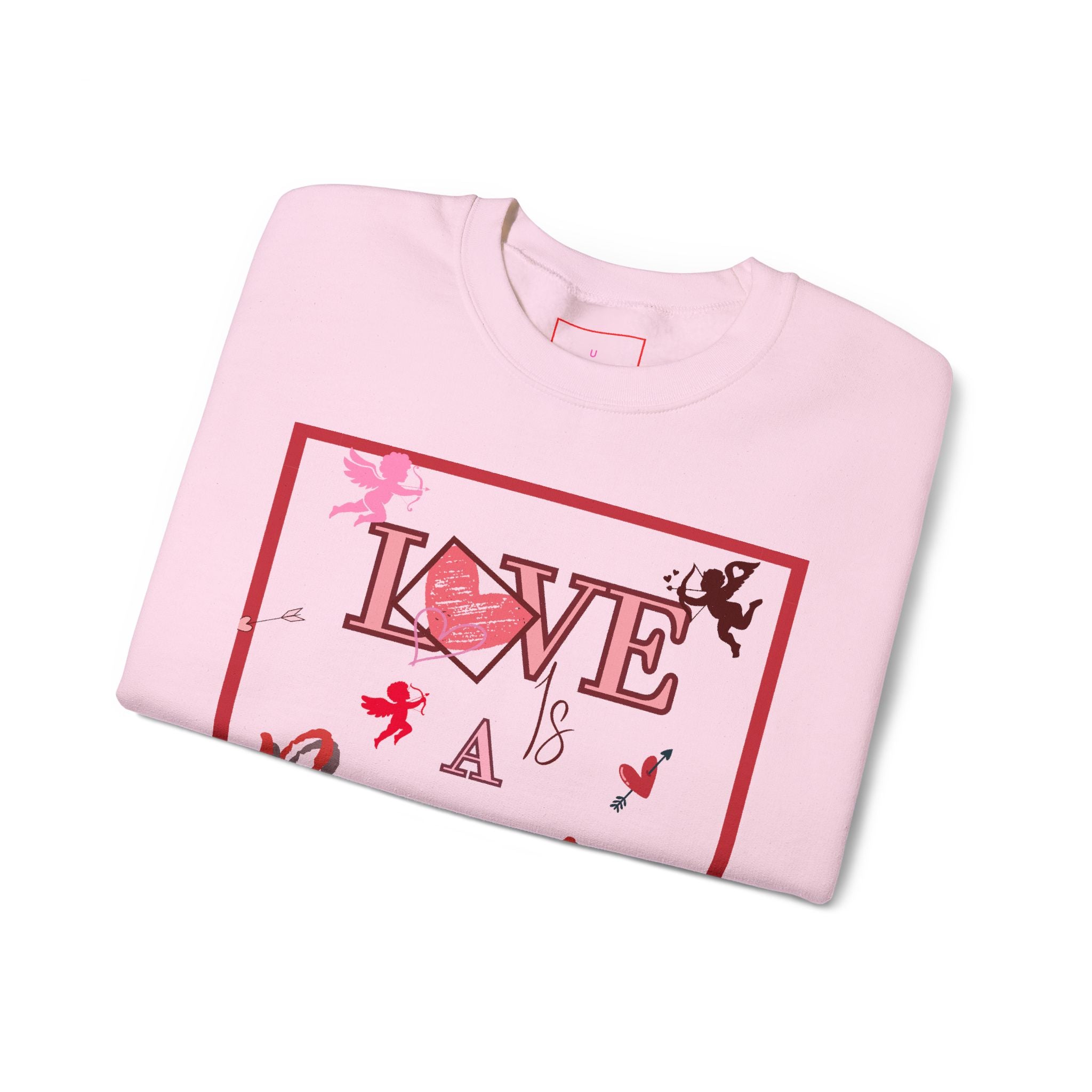 Love Is a Battlefield Valentines Day Sweatshirt  | Cupid Sweater | Heart Sweater | Valentines Day Sweatshirt |