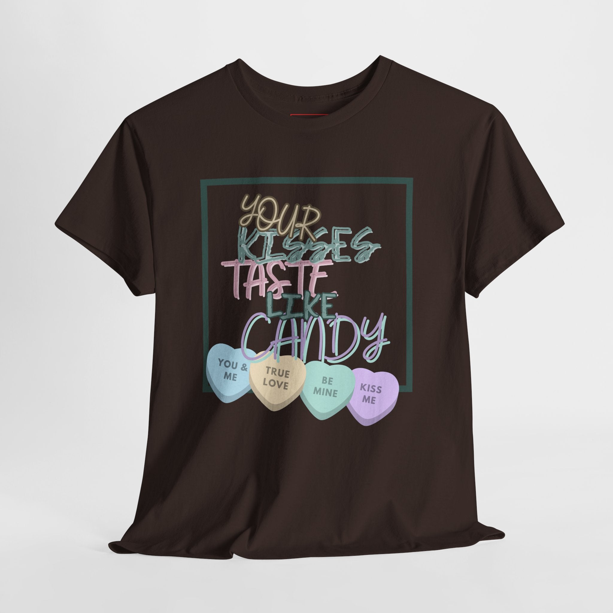 Candy Kisses Valentine's Day T Shirt | Heart T Shirt | Candy Heart Shirt | Valentines Tee