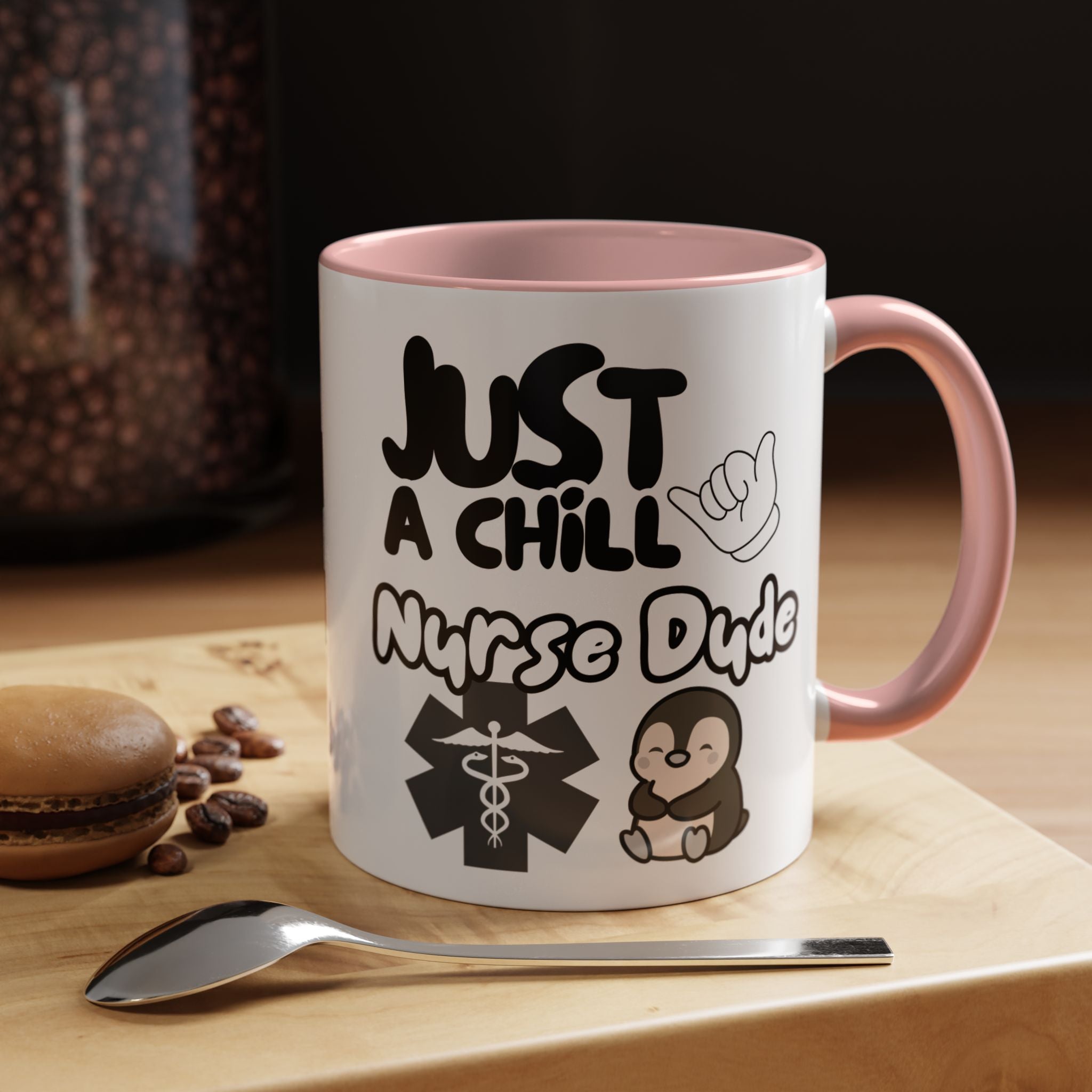 Chill Nurse Dude Insulated Medical Travel Mug 11/15oz(Black|White)Travel Mug For Medical Professionals| Healthcare Travel Cup For Men|