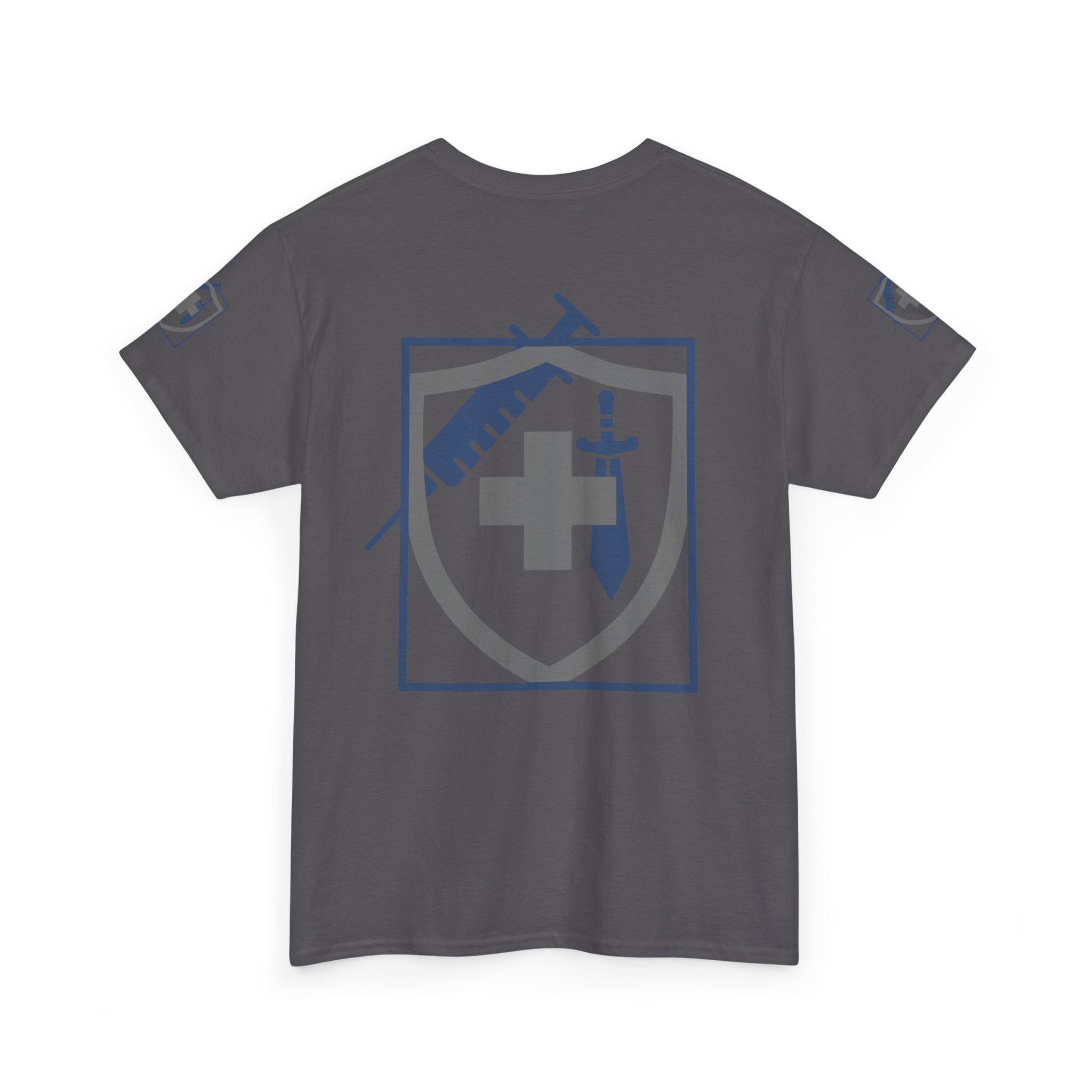 COVID Warrior Nurse & EMS T-Shirt(Blue|Grey) | Medical Staff Tribute Tee | EMS Casual Tee |