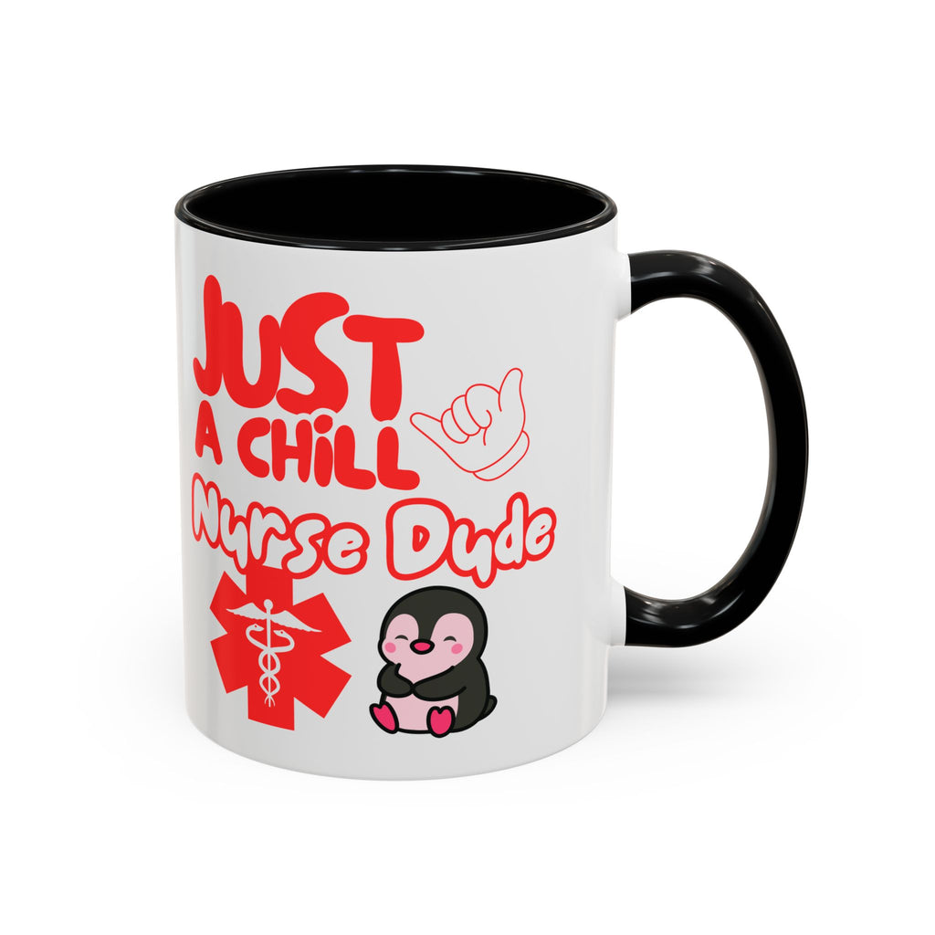 Chill Nurse Dude Insulated Medical Travel Mug 11/15oz(Red|White)Travel Mug For Medical Professionals| Healthcare Travel Cup For Men|