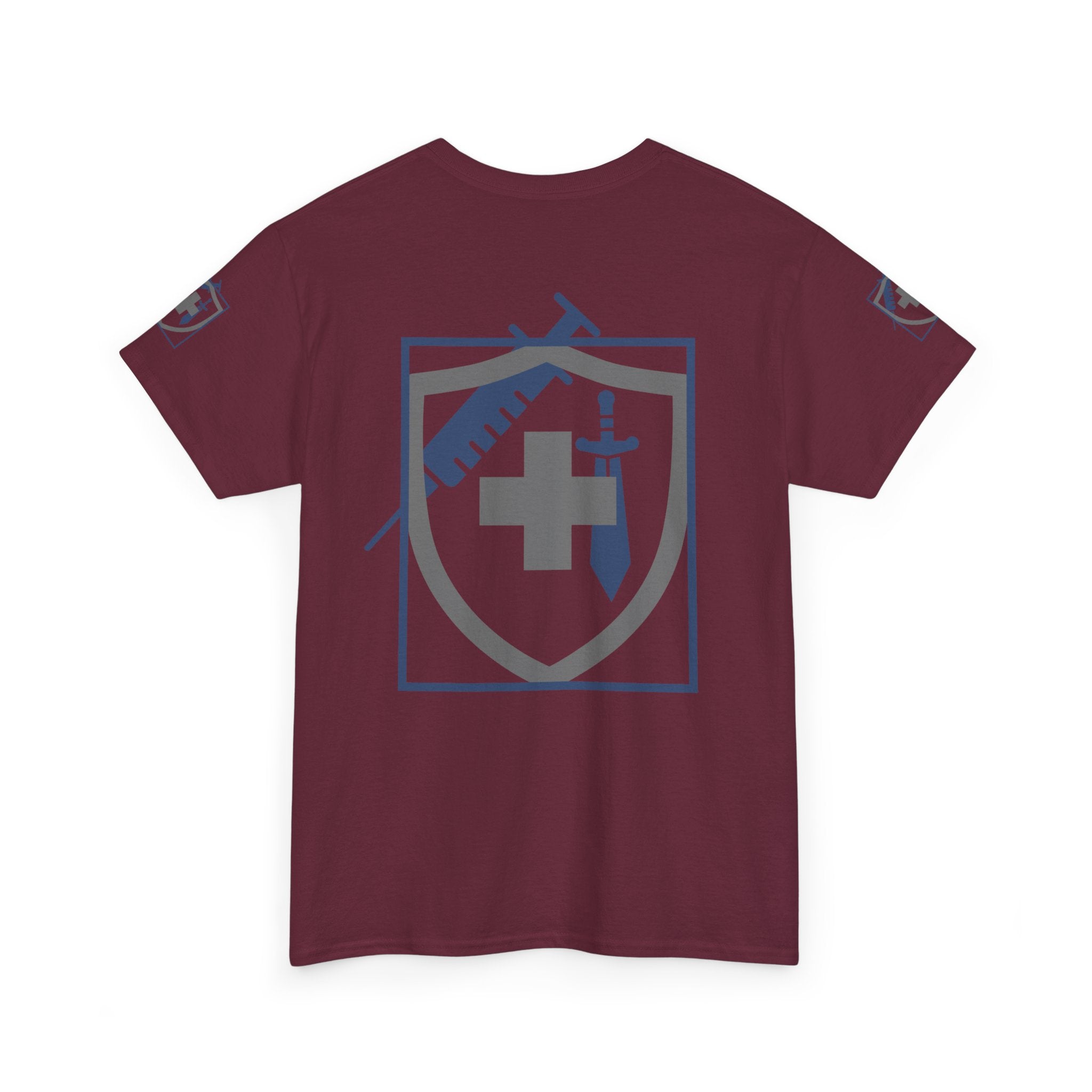 COVID Warrior Nurse & EMS T-Shirt(Blue|Grey) | Medical Staff Tribute Tee | EMS Casual Tee |
