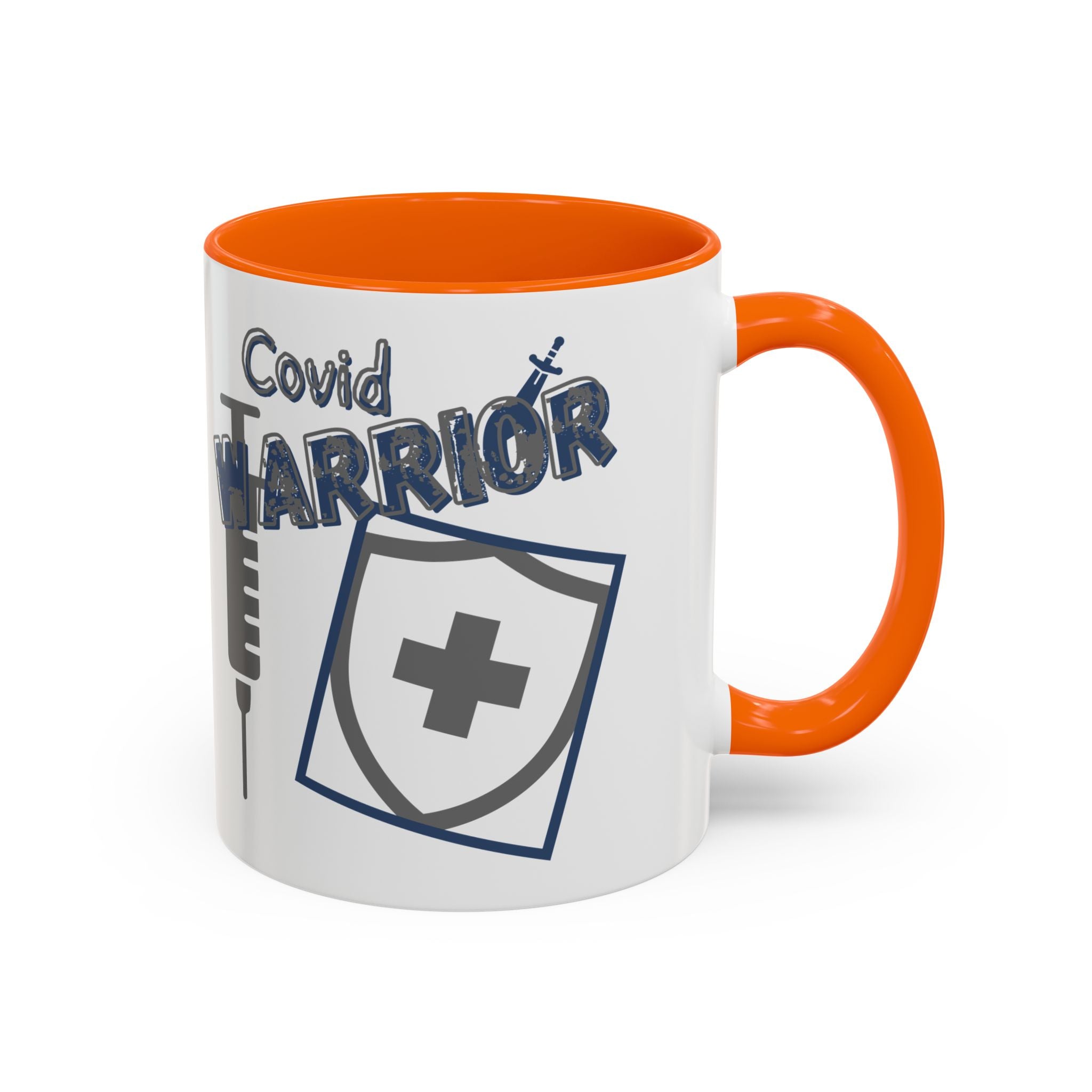 COVID Warrior Coffee Mug | Medical Staff Accent Mug 11/15oz | Work Cup For Frontline Workers |
