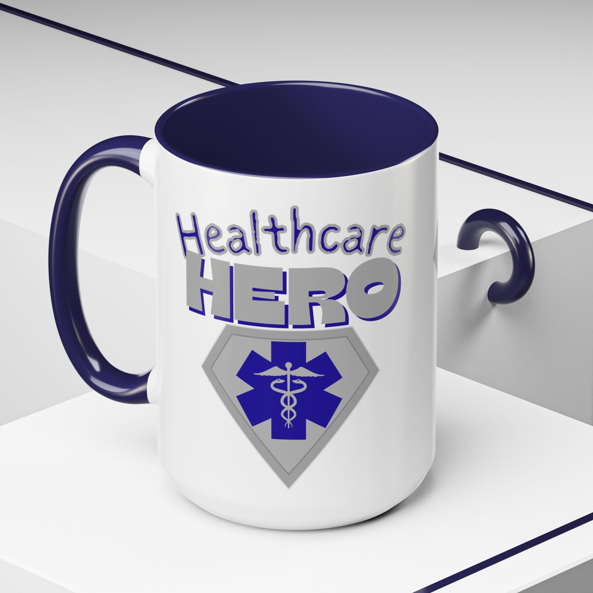 Healthcare Hero Coffee Mug | EMS Accent Mug (11/15oz)| Work Mug For Medical Workers|