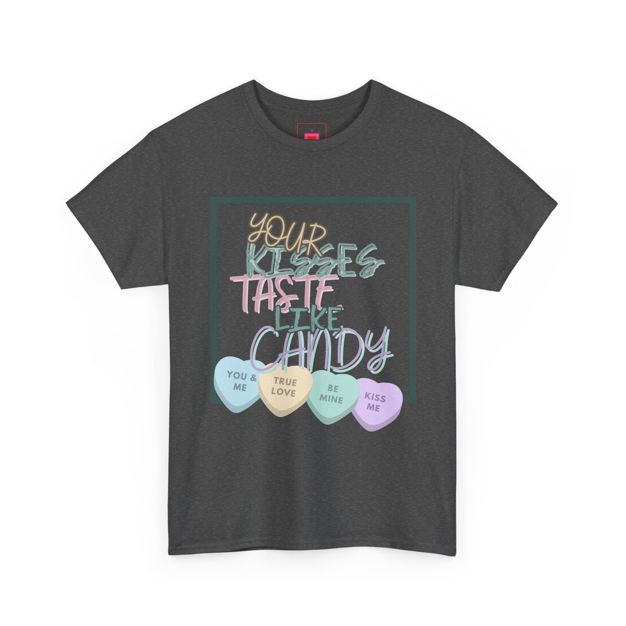Candy Kisses Valentine's Day T Shirt | Heart T Shirt | Candy Heart Shirt | Valentines Tee