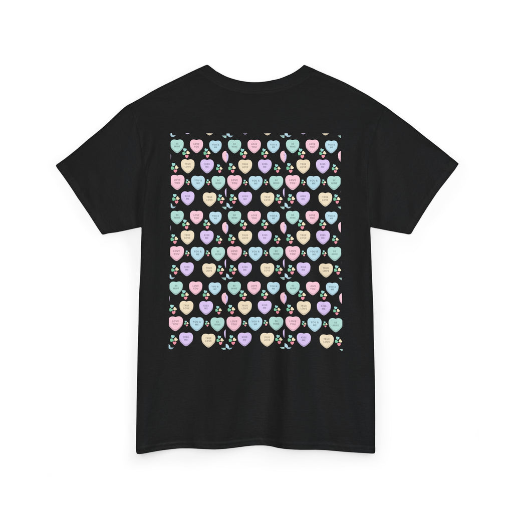 Candy Kisses Valentine's Day T Shirt | Heart T Shirt | Candy Heart Shirt | Valentines Tee