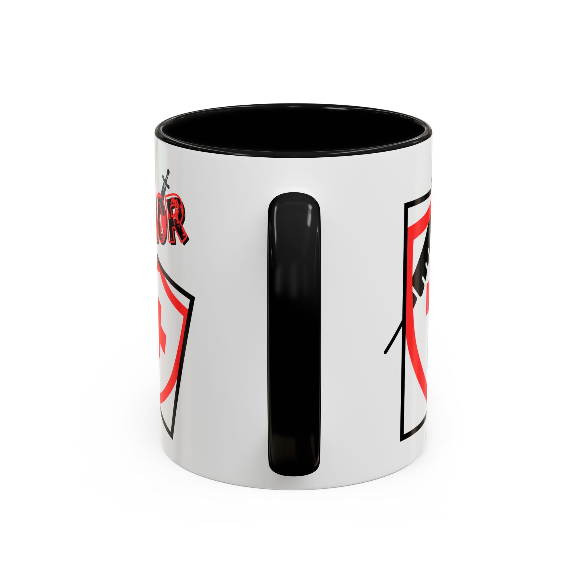 COVID Warrior Coffee Mug(Red|Black) | Vaccine Shield Accent Mug 11/15oz| Medical Staff Work Mug |