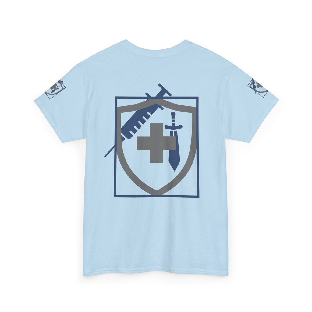 COVID Warrior Nurse & EMS T-Shirt(Blue|Grey) | Medical Staff Tribute Tee | EMS Casual Tee |