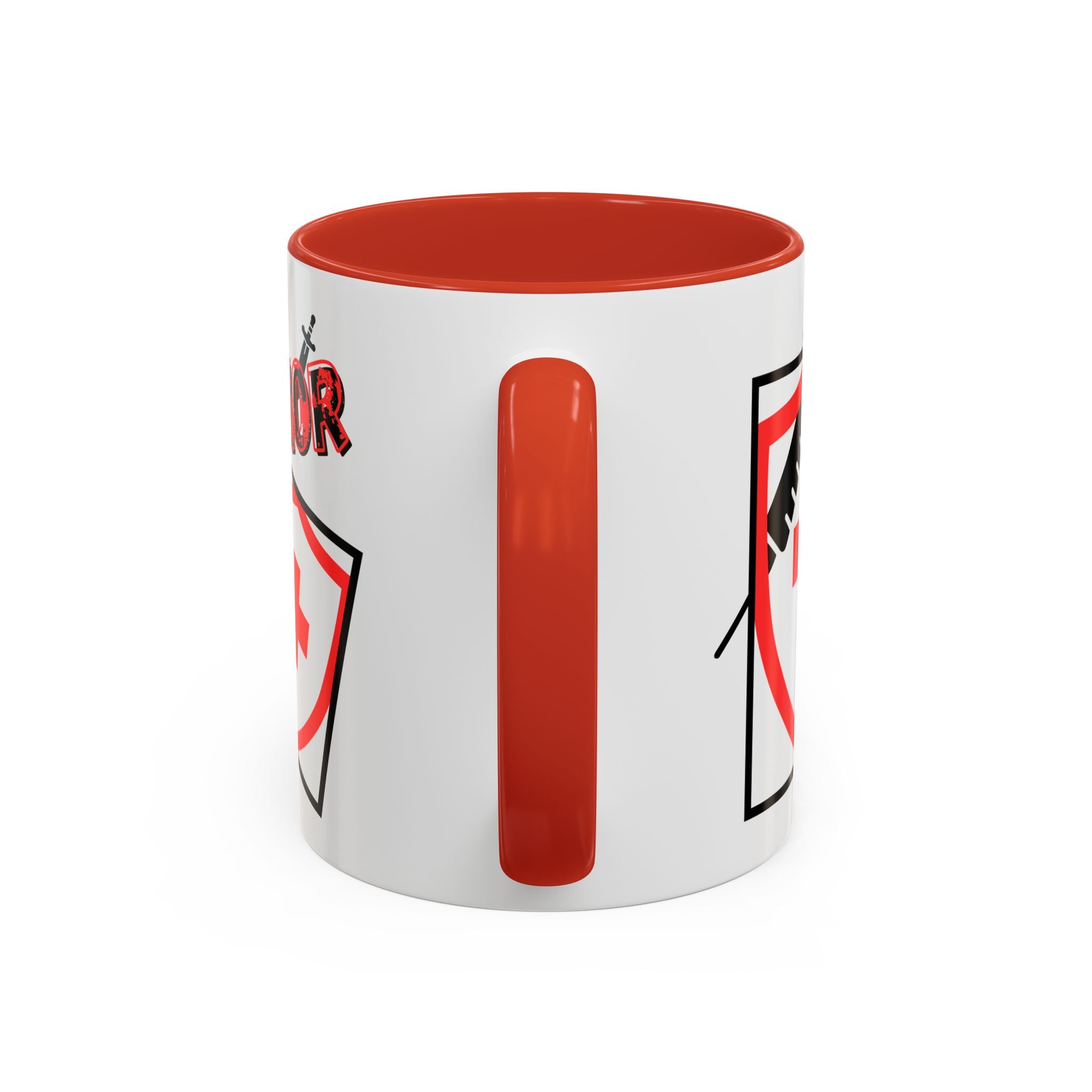 COVID Warrior Coffee Mug(Red|Black) | Vaccine Shield Accent Mug 11/15oz| Medical Staff Work Mug |