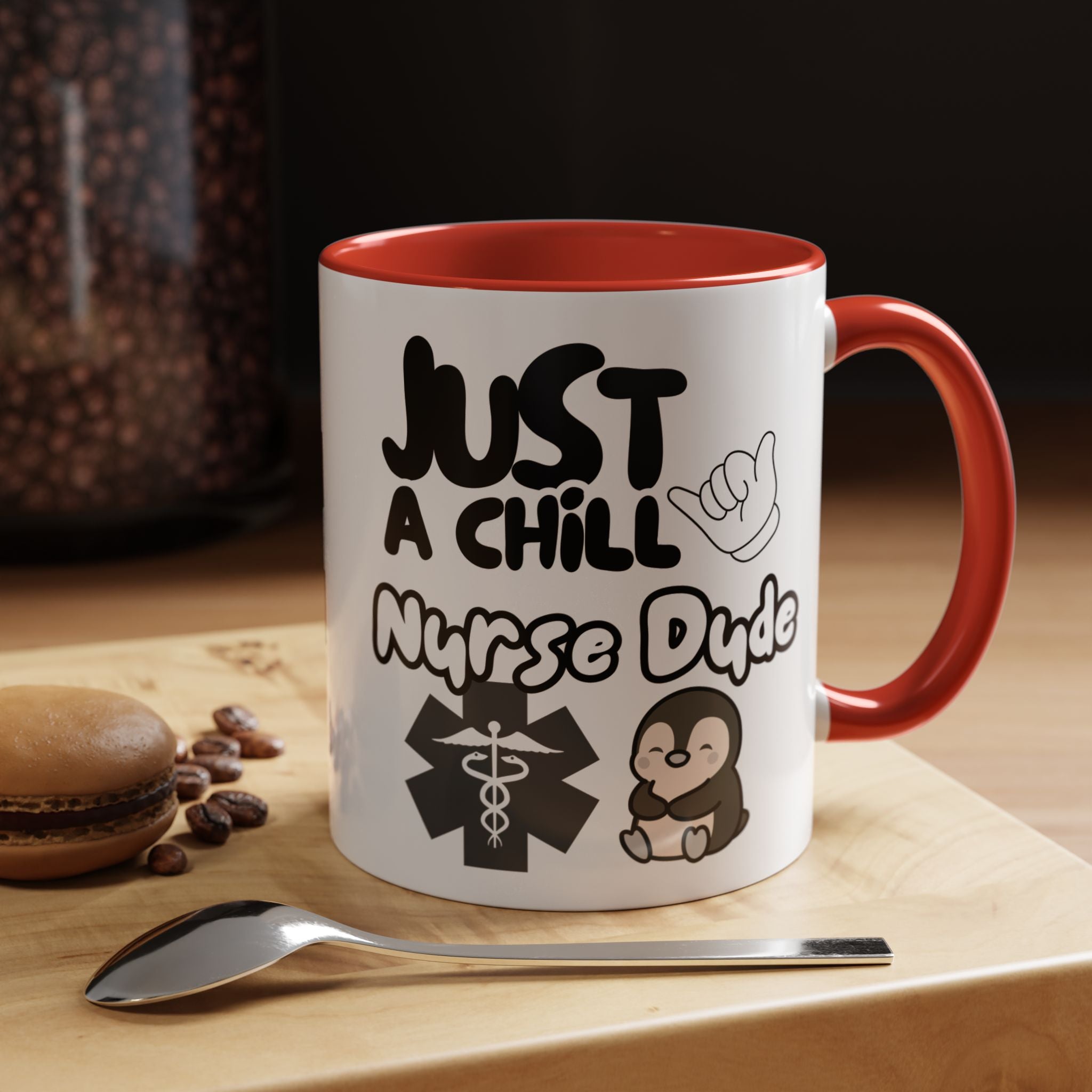 Chill Nurse Dude Insulated Medical Travel Mug 11/15oz(Black|White)Travel Mug For Medical Professionals| Healthcare Travel Cup For Men|