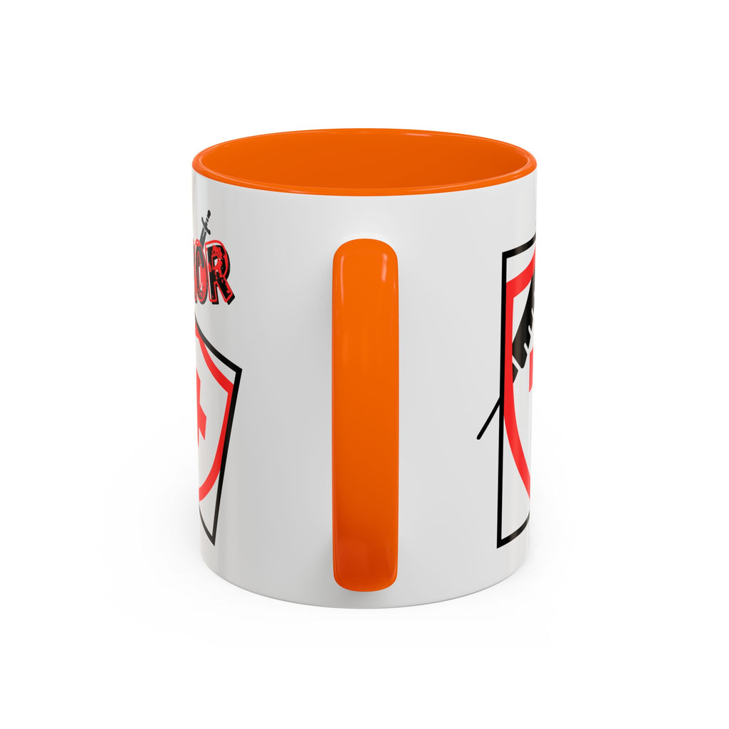 COVID Warrior Coffee Mug(Red|Black) | Vaccine Shield Accent Mug 11/15oz| Medical Staff Work Mug |