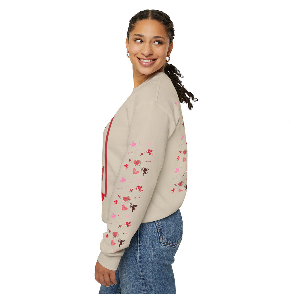 Love Is a Battlefield Valentines Day Sweatshirt  | Cupid Sweater | Heart Sweater | Valentines Day Sweatshirt |