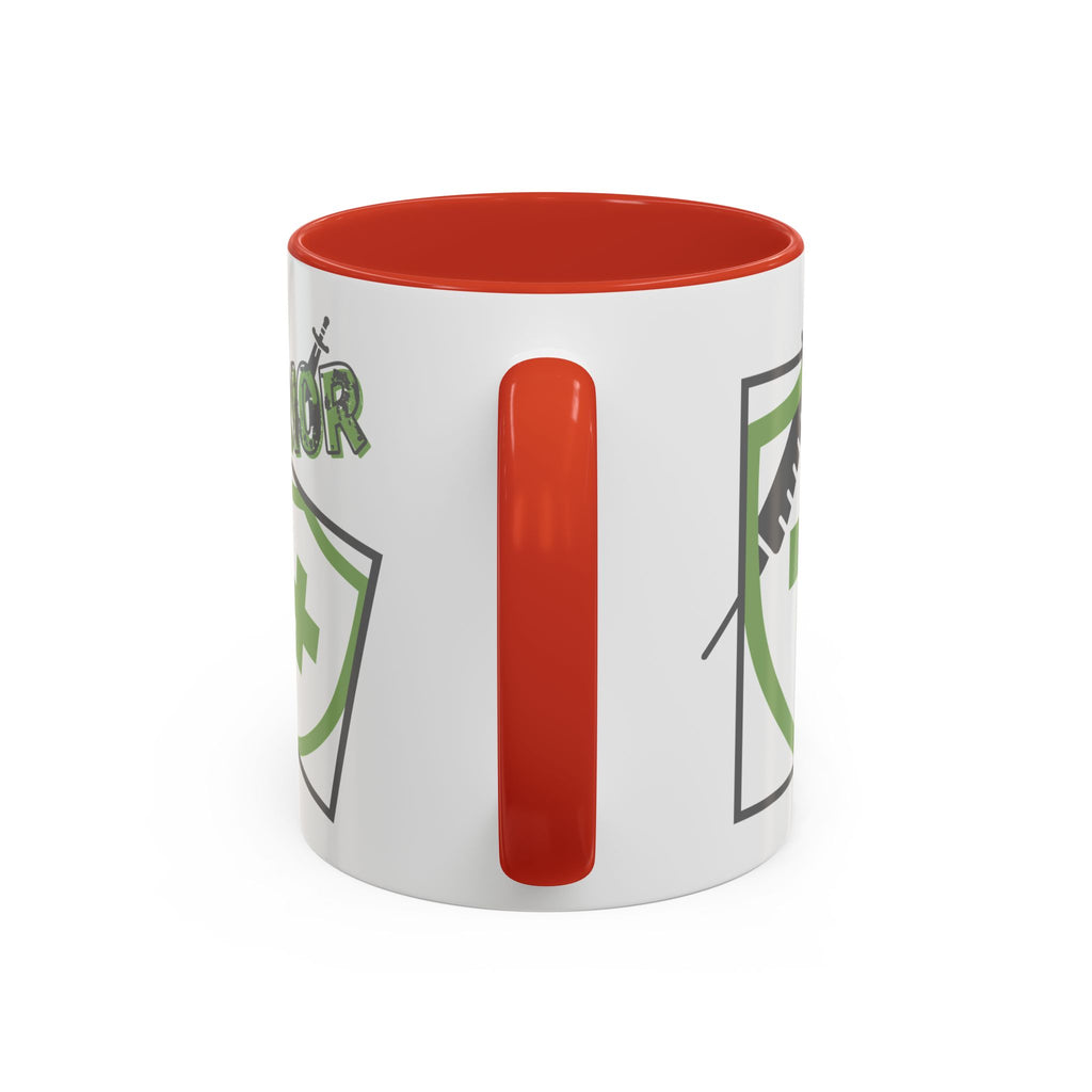 COVID Warrior Coffee Mug |Medical Staff Accent Mug 11/15 oz | Hospital Work Cup |