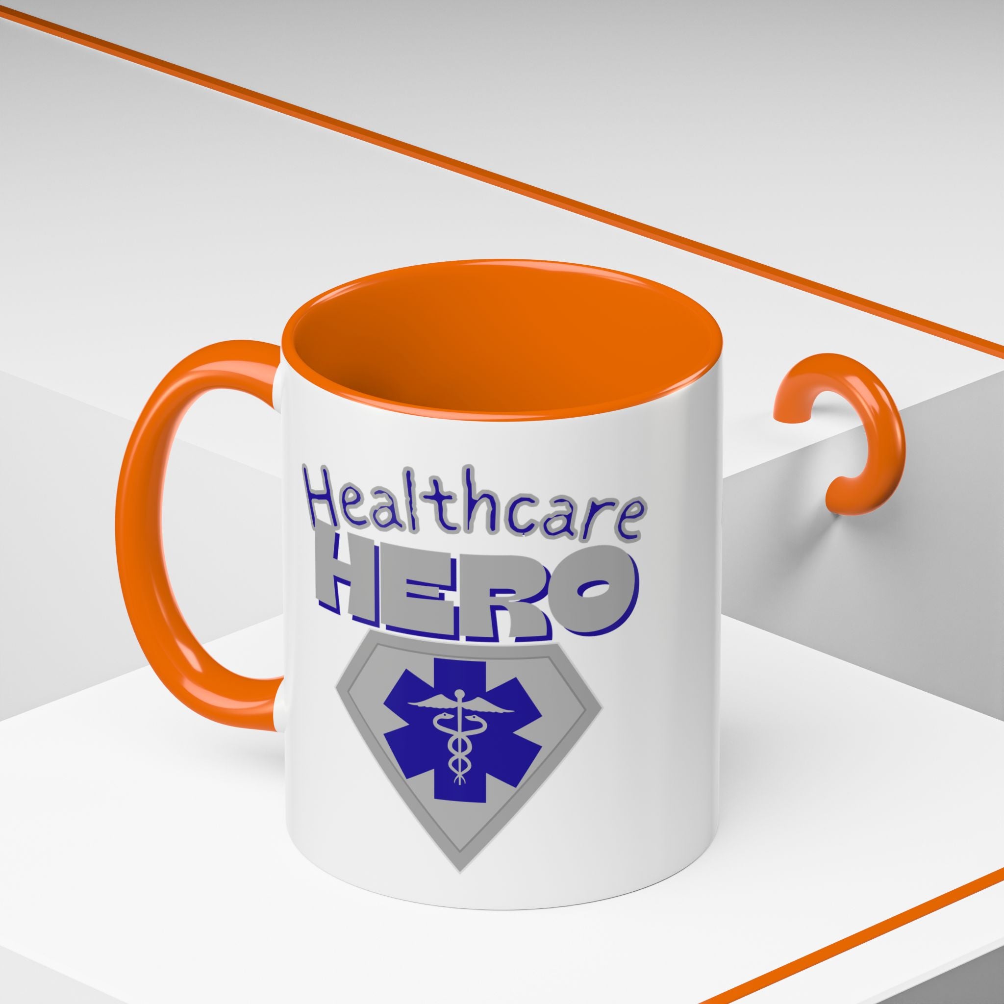 Healthcare Hero Coffee Mug | EMS Accent Mug (11/15oz)| Work Mug For Medical Workers|