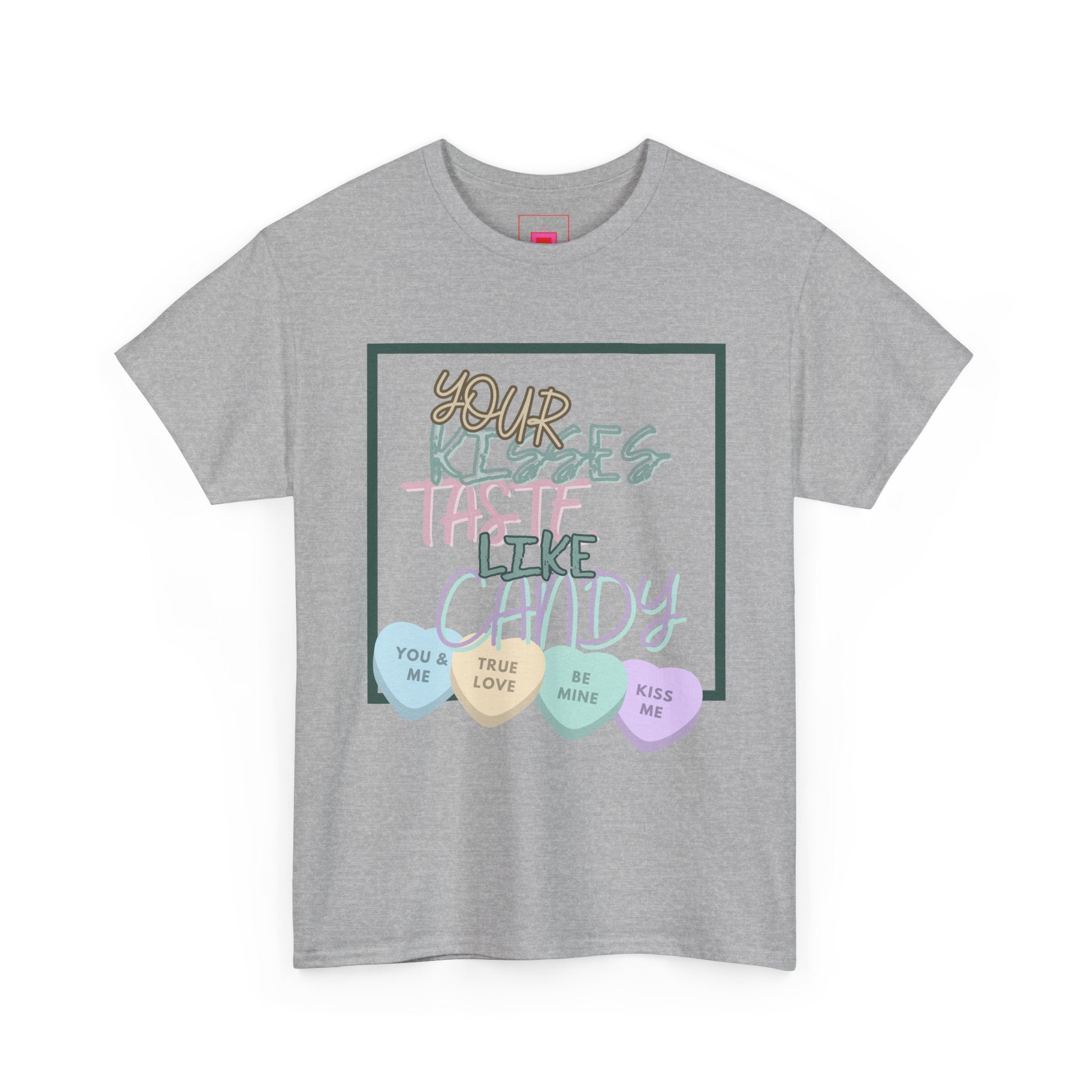 Candy Kisses Valentine's Day T Shirt | Heart T Shirt | Candy Heart Shirt | Valentines Tee