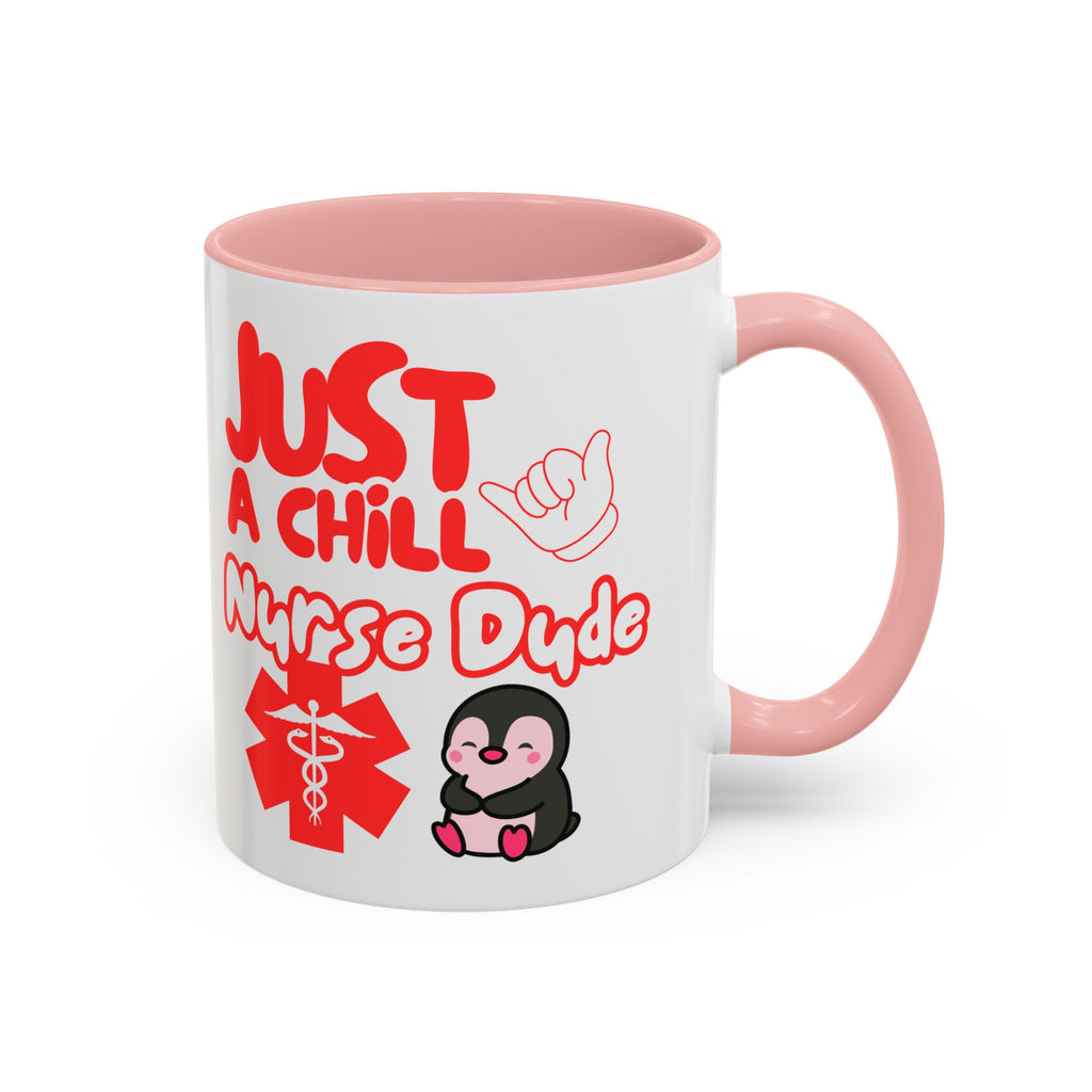 Chill Nurse Dude Insulated Medical Travel Mug 11/15oz(Red|White)Travel Mug For Medical Professionals| Healthcare Travel Cup For Men|